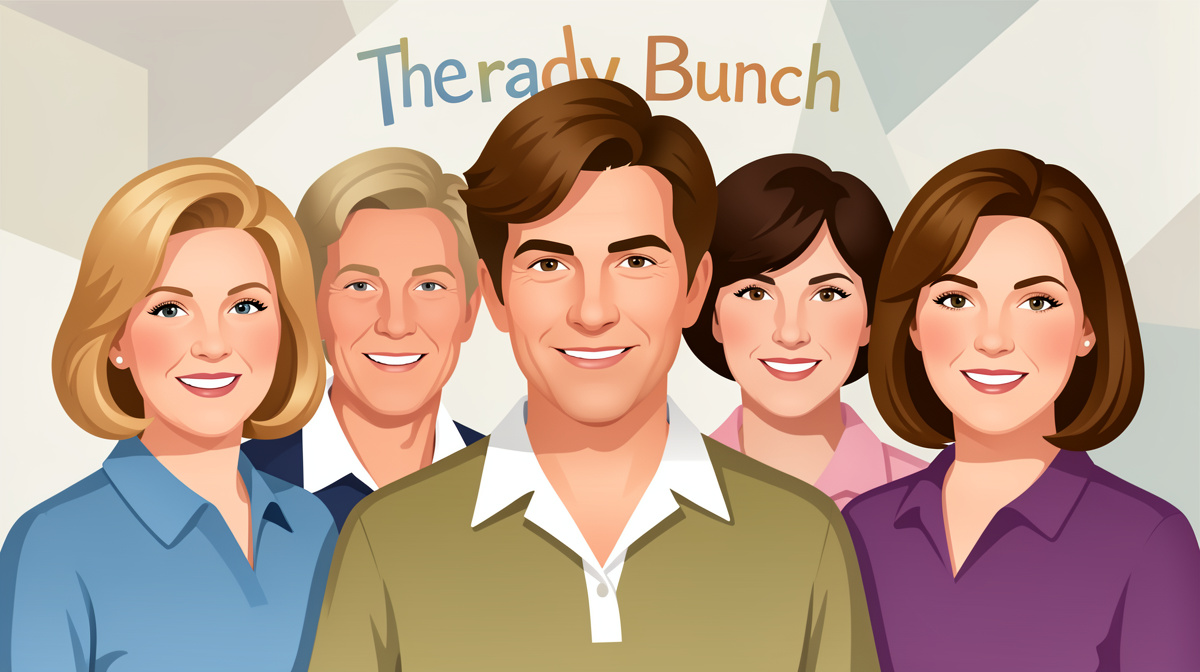 The Brady Bunch - Professional Portrait