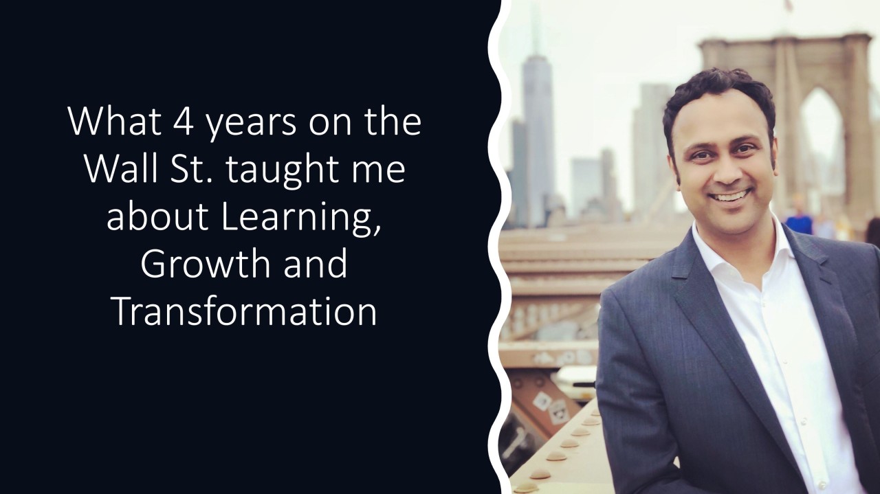 My 4 years on Wall St. with MSCI in New York City