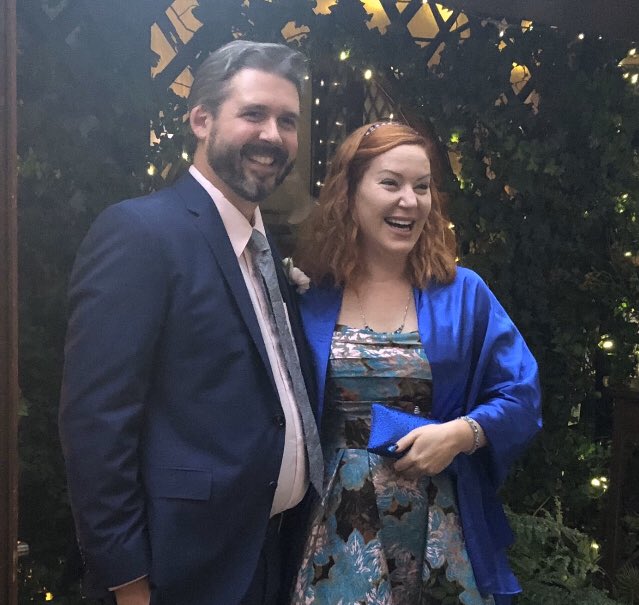 Happy one year wedding anniversary to my true love, my best friend and my everything @amyallantdf ❤️